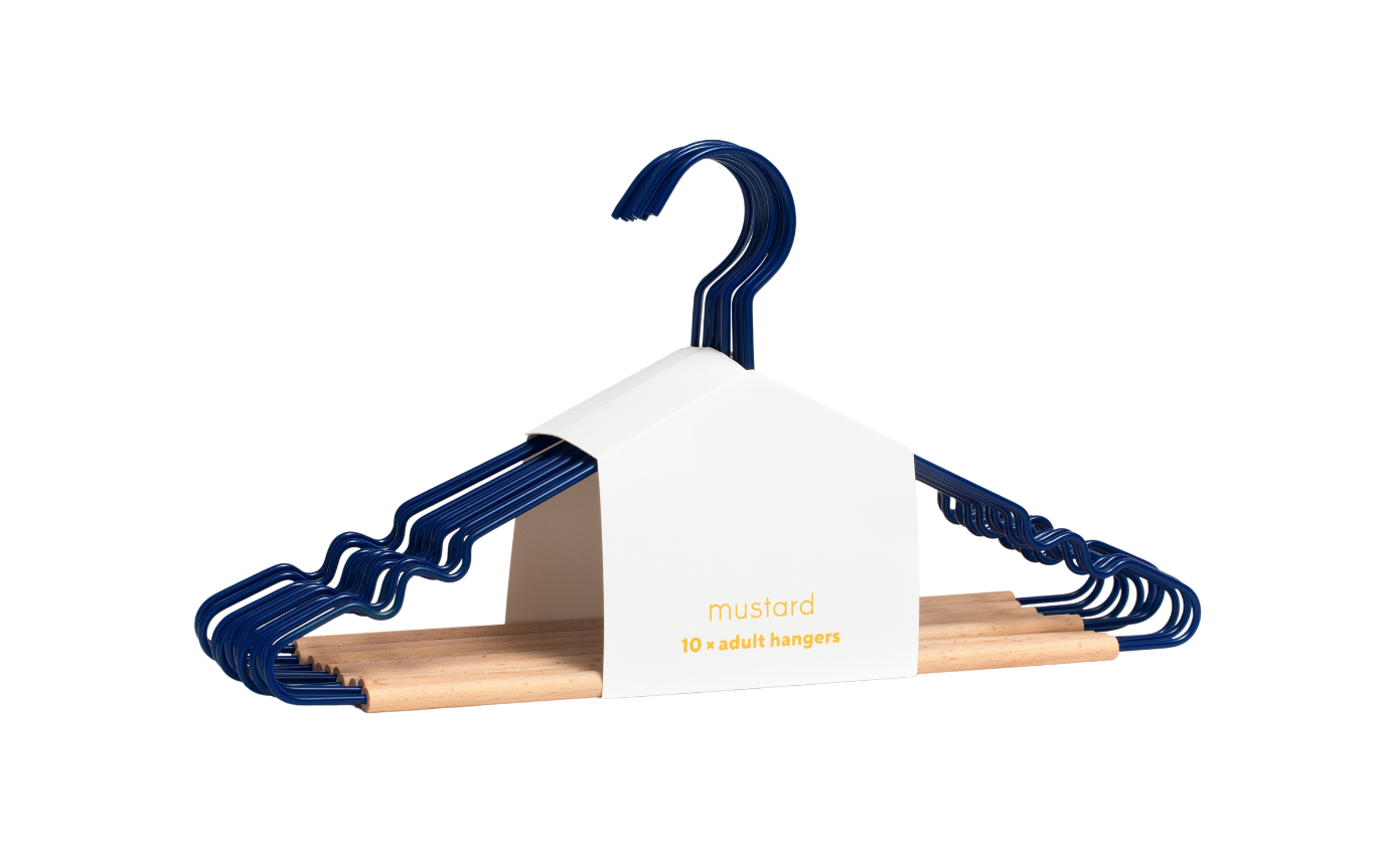 Adult Top Hangers in Navy