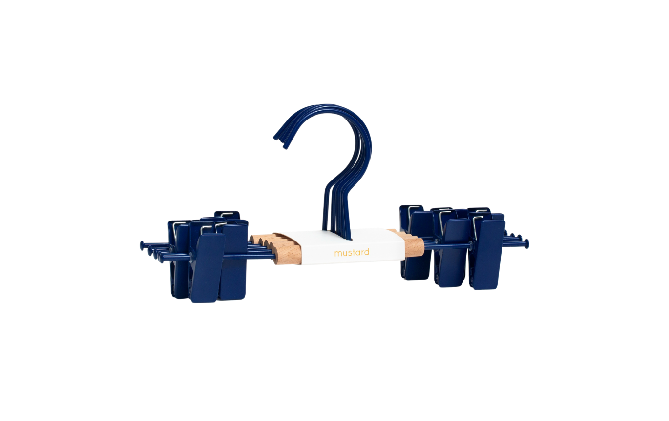 Kids Clip Hangers in Navy