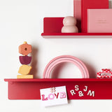 Alphabet Magnets in Blush