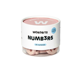 Number Magnets in Blush