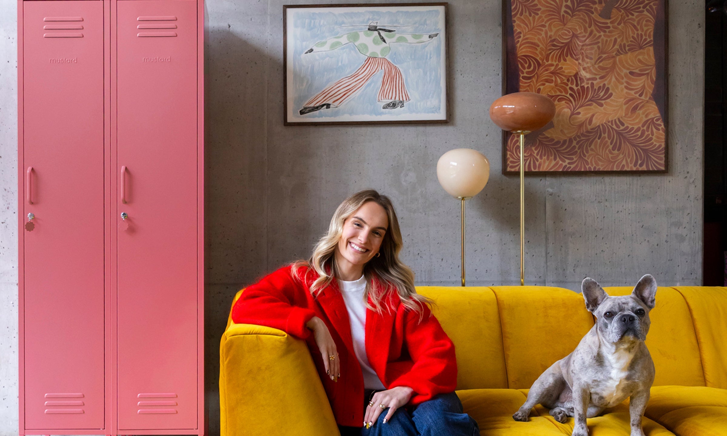 Concrete and Color: Welcome to Lana Wilman’s Bold, Modern Home