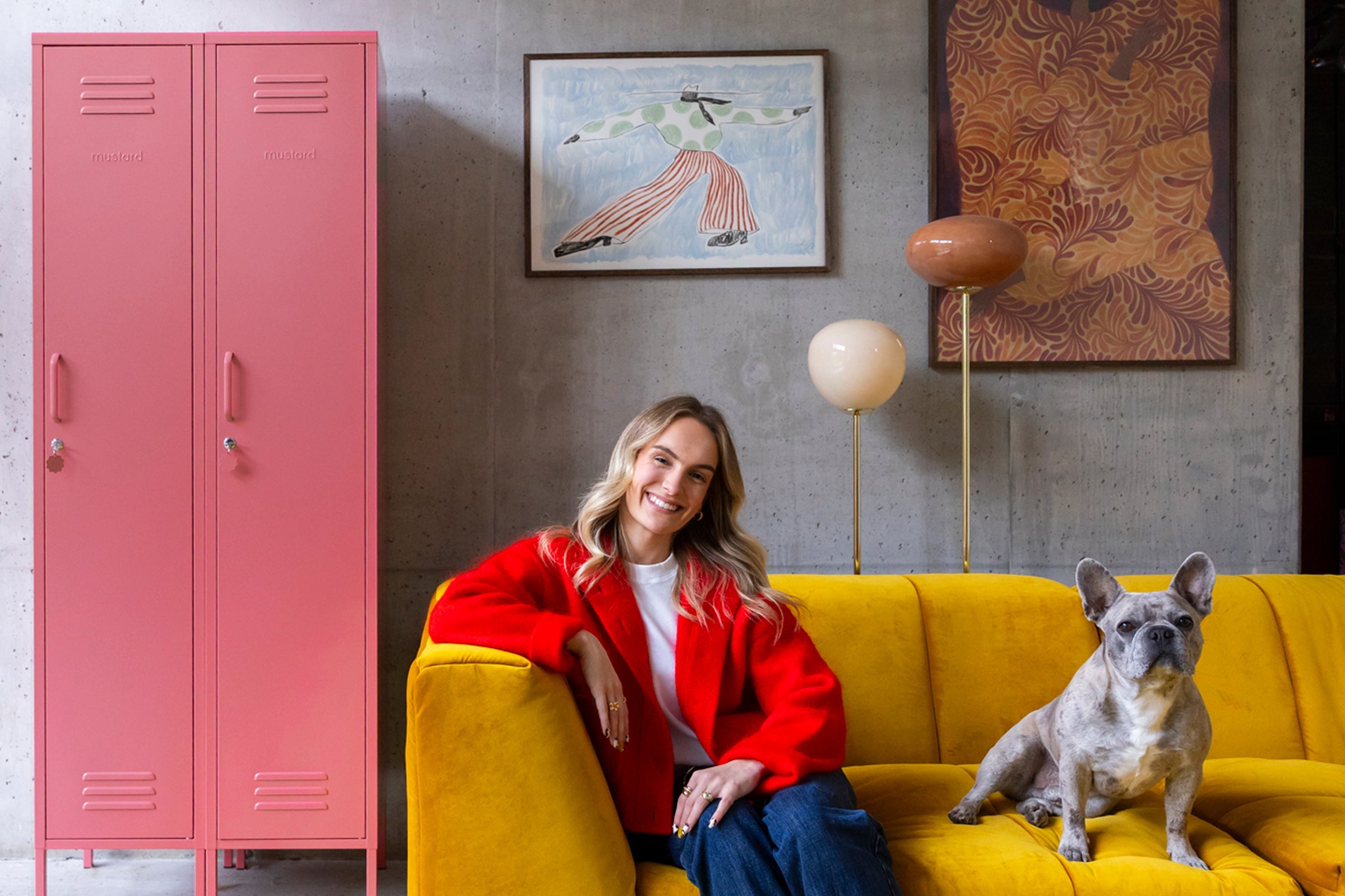 Concrete and Color: Welcome to Lana Wilman’s Bold, Modern Home