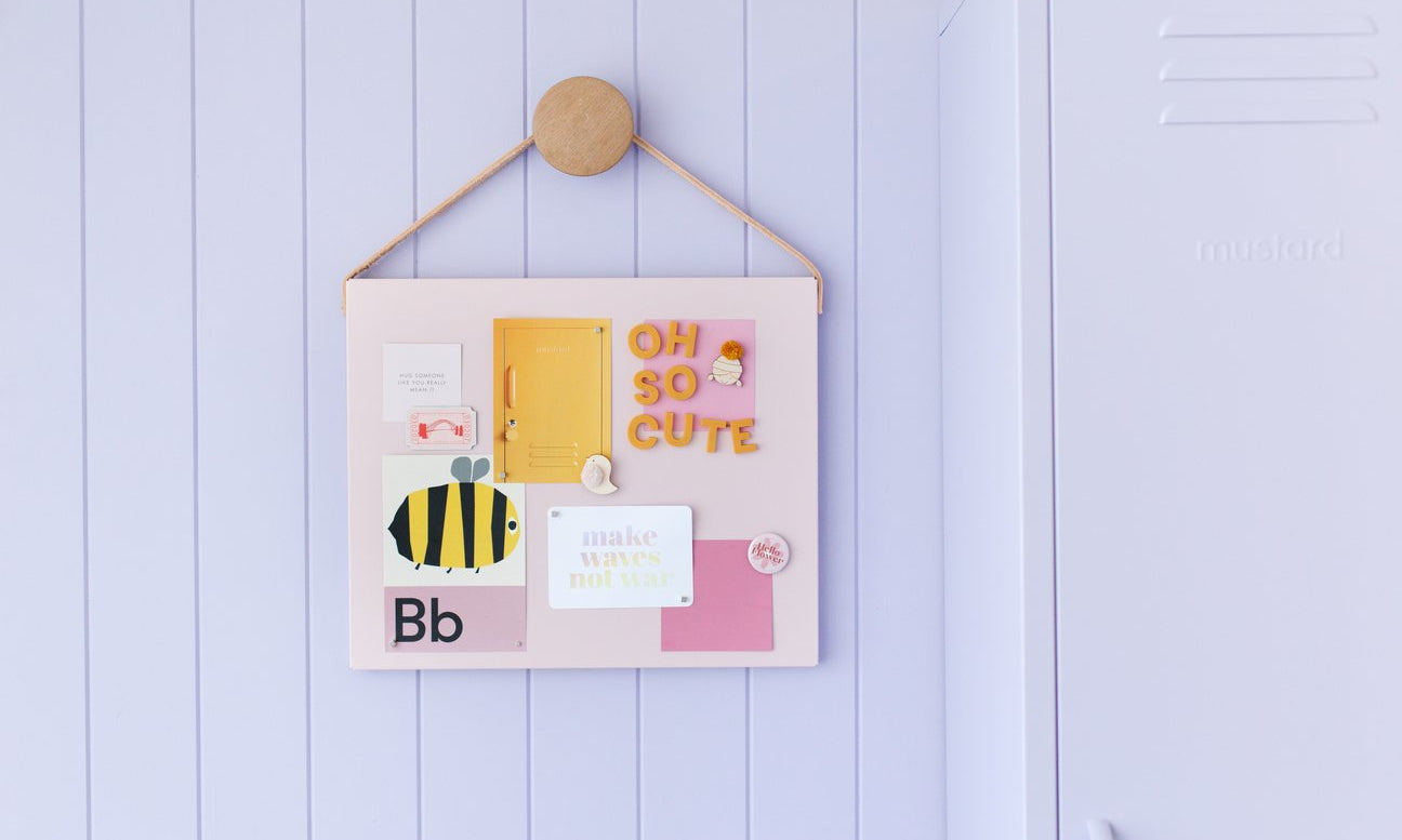 make your own - magnetic notice board