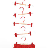 Kids Clip Hangers in Poppy