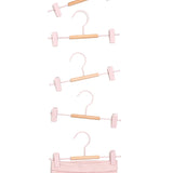 Kids Clip Hangers in Blush