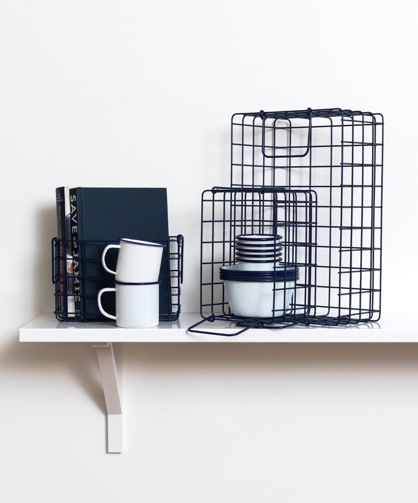 The Baskets in Navy
