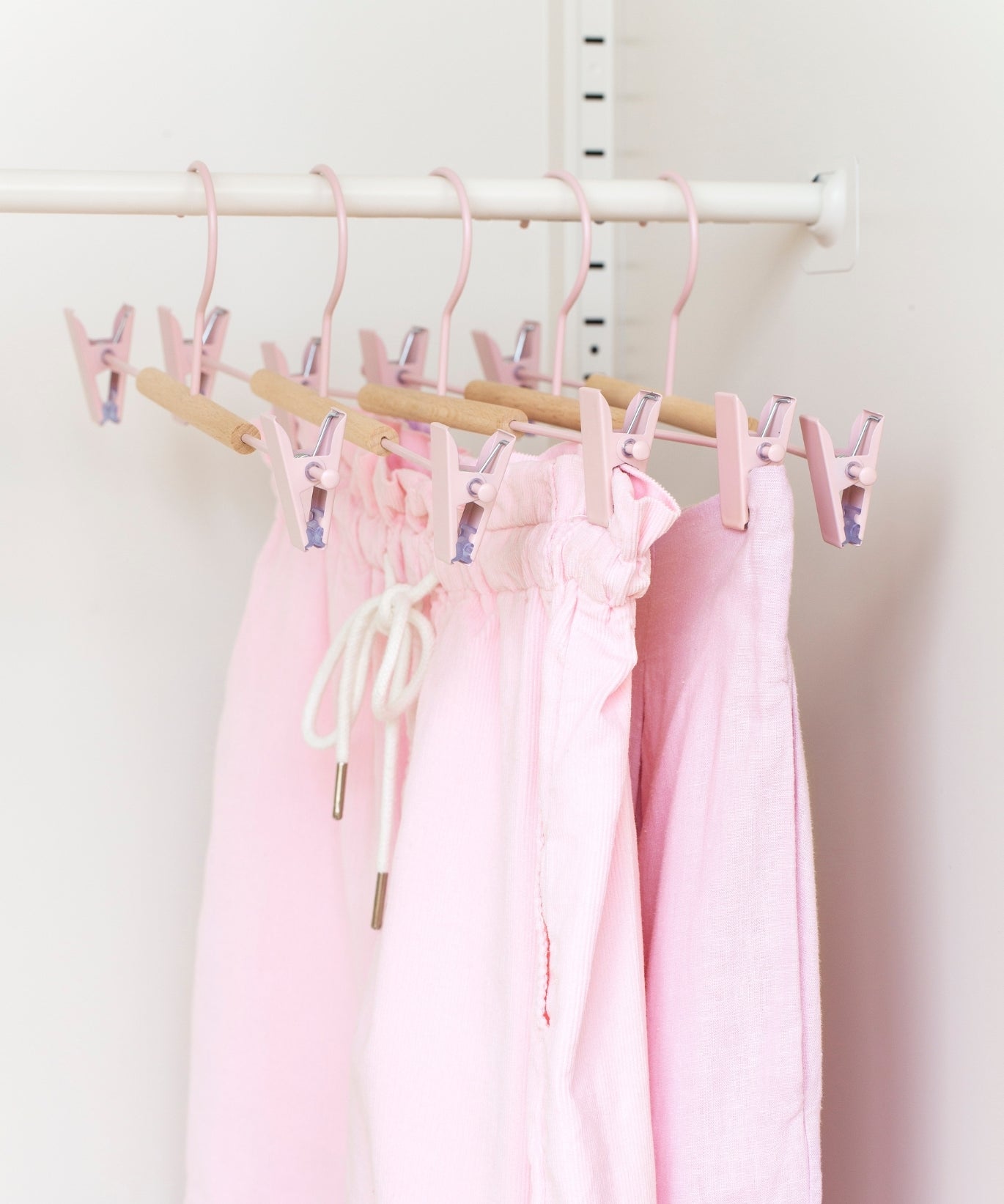 Adult Clip Hangers in Blush