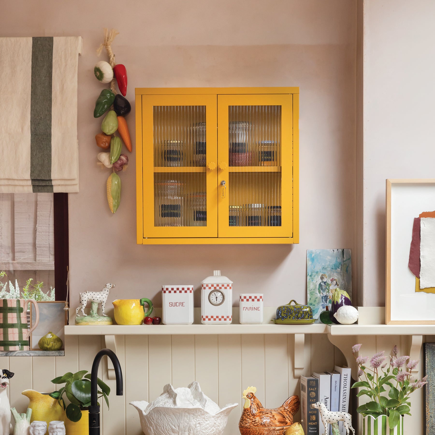 The Lowdown in Mustard • Yellow TV Unit • Mustard Made – Mustard