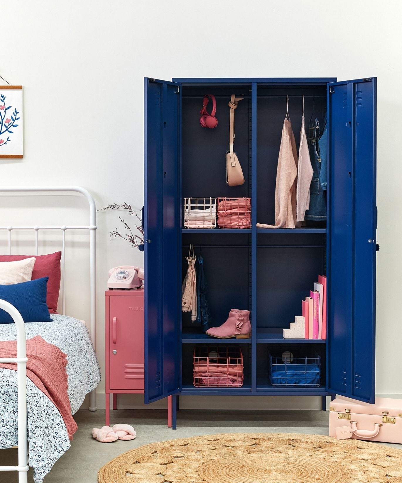 The Twinny in Navy • Locker Wardrobe & Locker Style Wardrobe