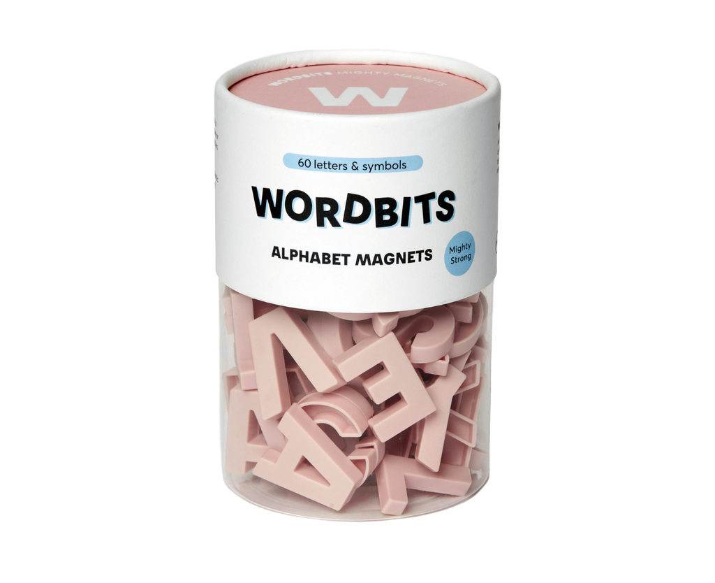 Alphabet Magnets in Blush