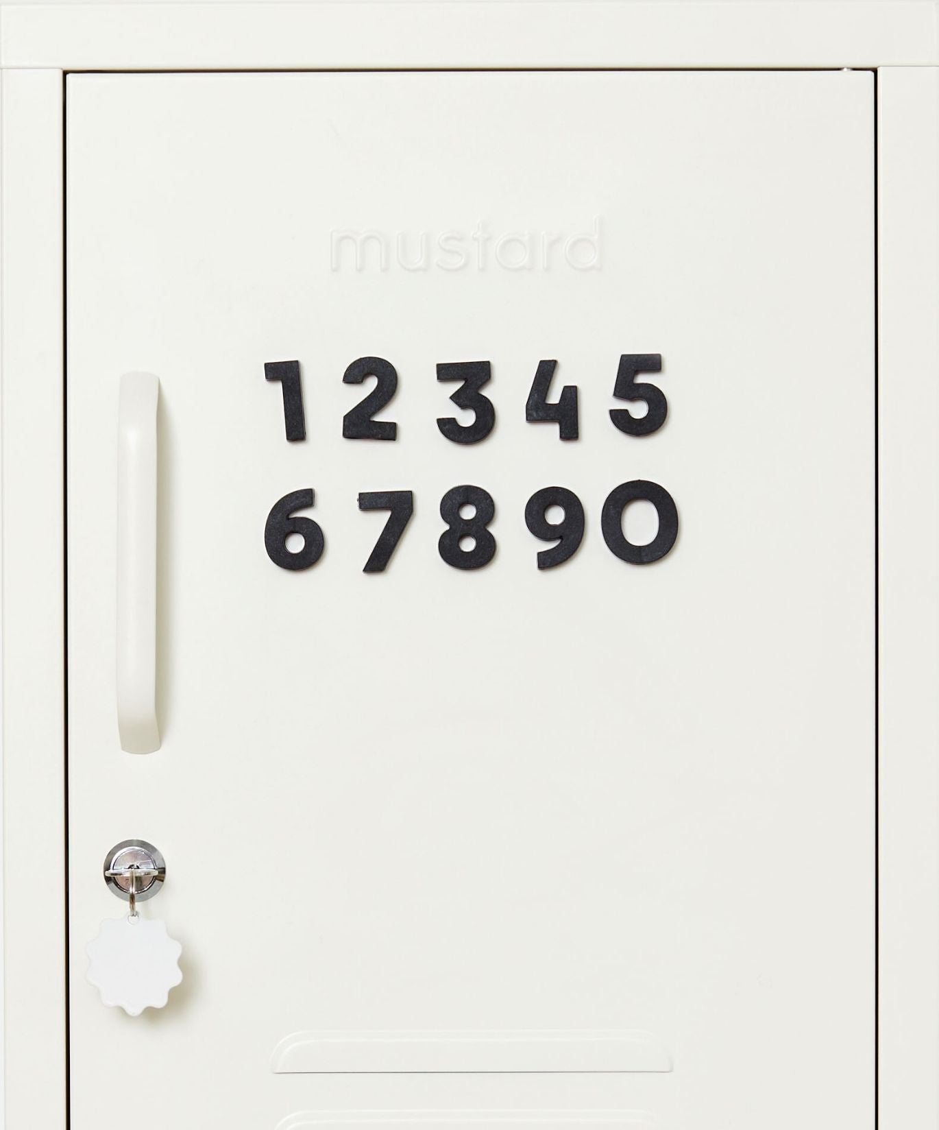 Number Magnets in Black