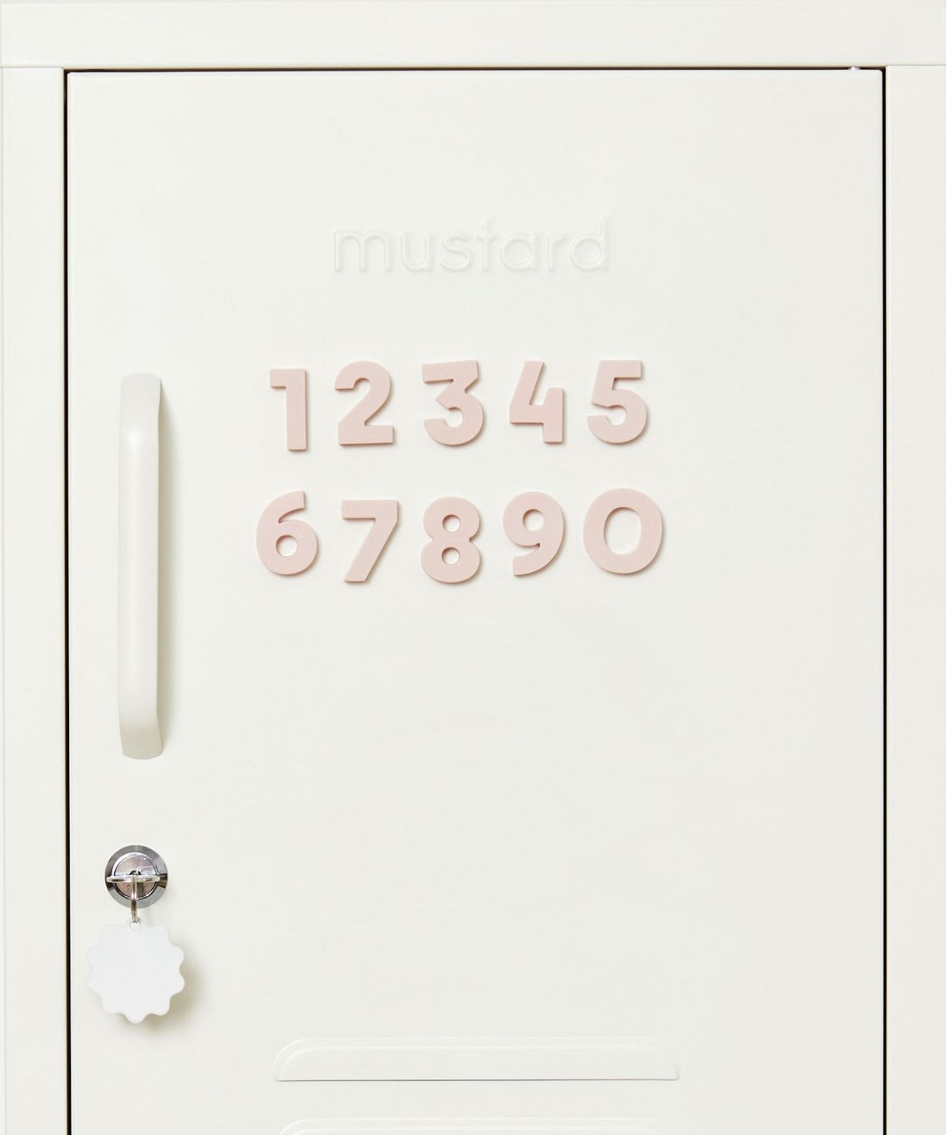 Number Magnets in Blush