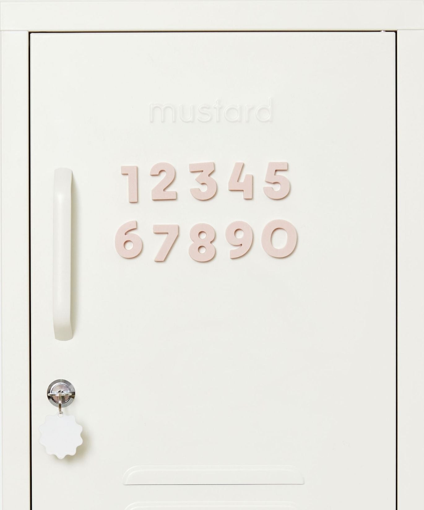 Number Magnets in Blush