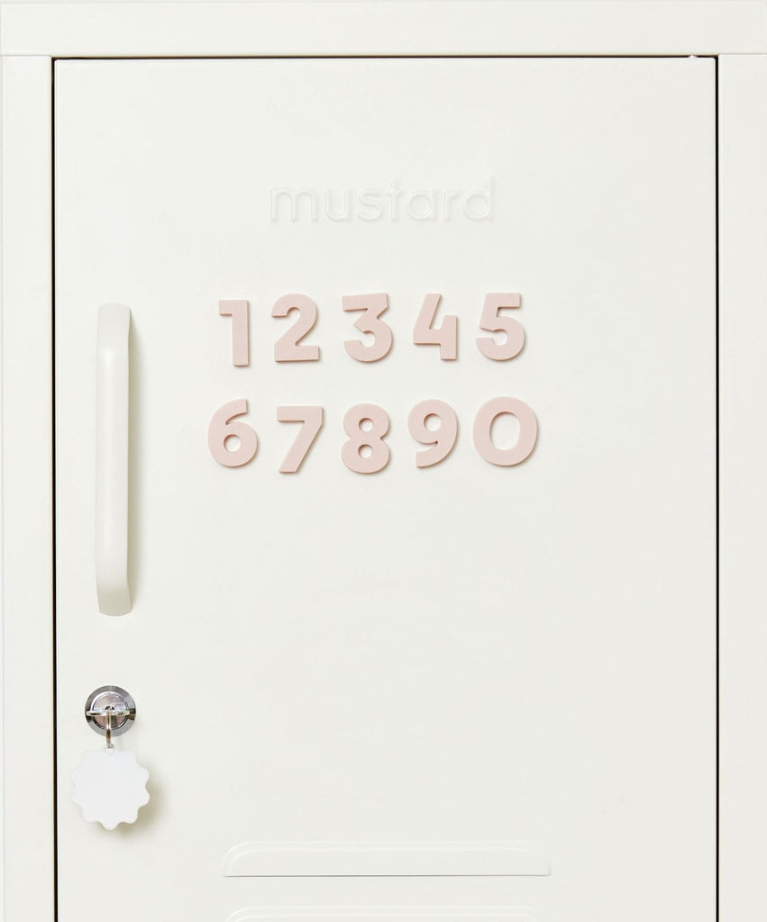 Number Magnets in Blush