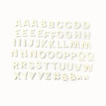 Alphabet Magnets in Bone