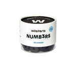 Number Magnets in Black