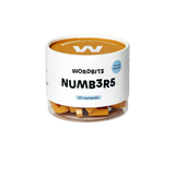 Number Magnets in Mustard