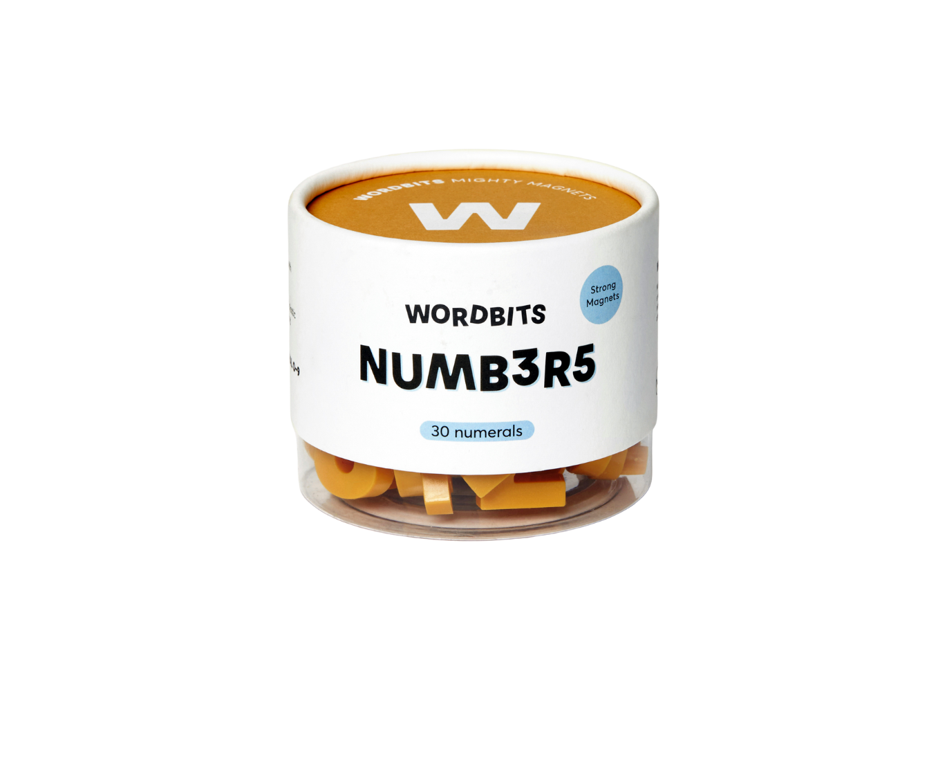 Number Magnets in Mustard