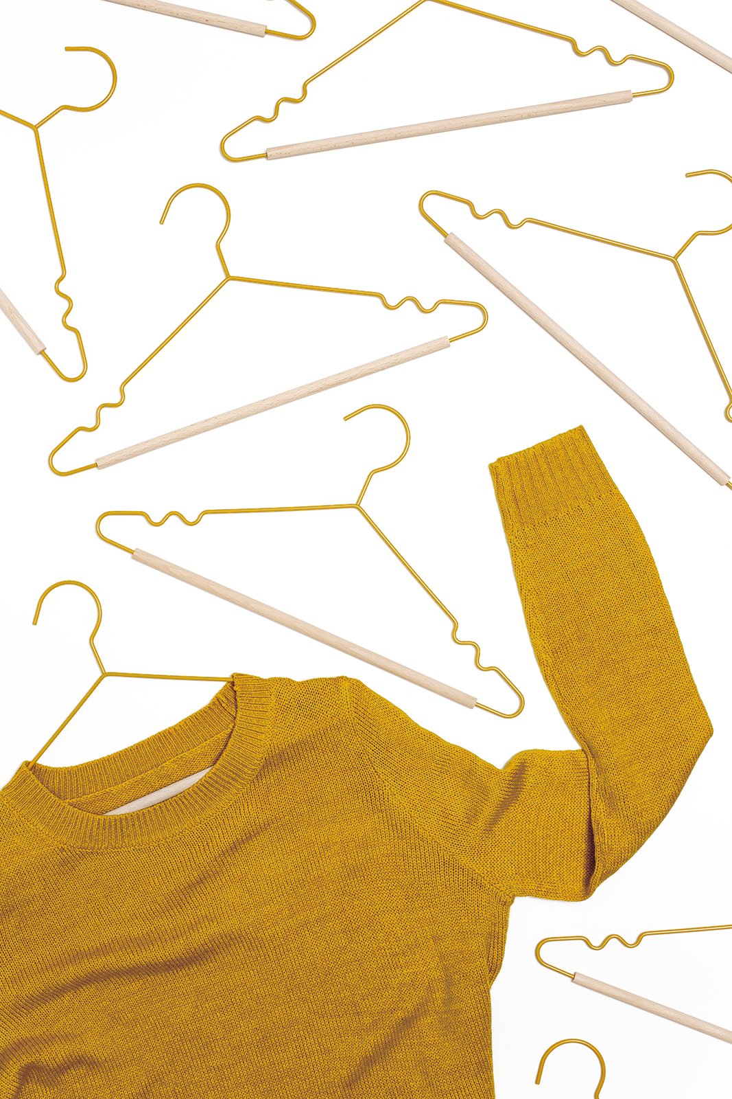Mustard Made Hangers in Summer - Kids Metal Clothes Hangers