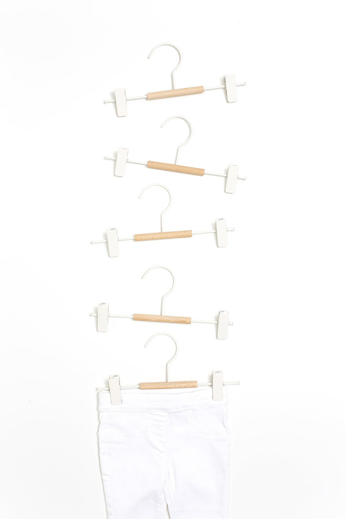 Kids Clip Hangers in White - Mustard Made Australia