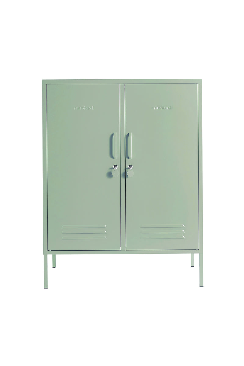 Mustard The Midi Office Locker - Color: Sage
